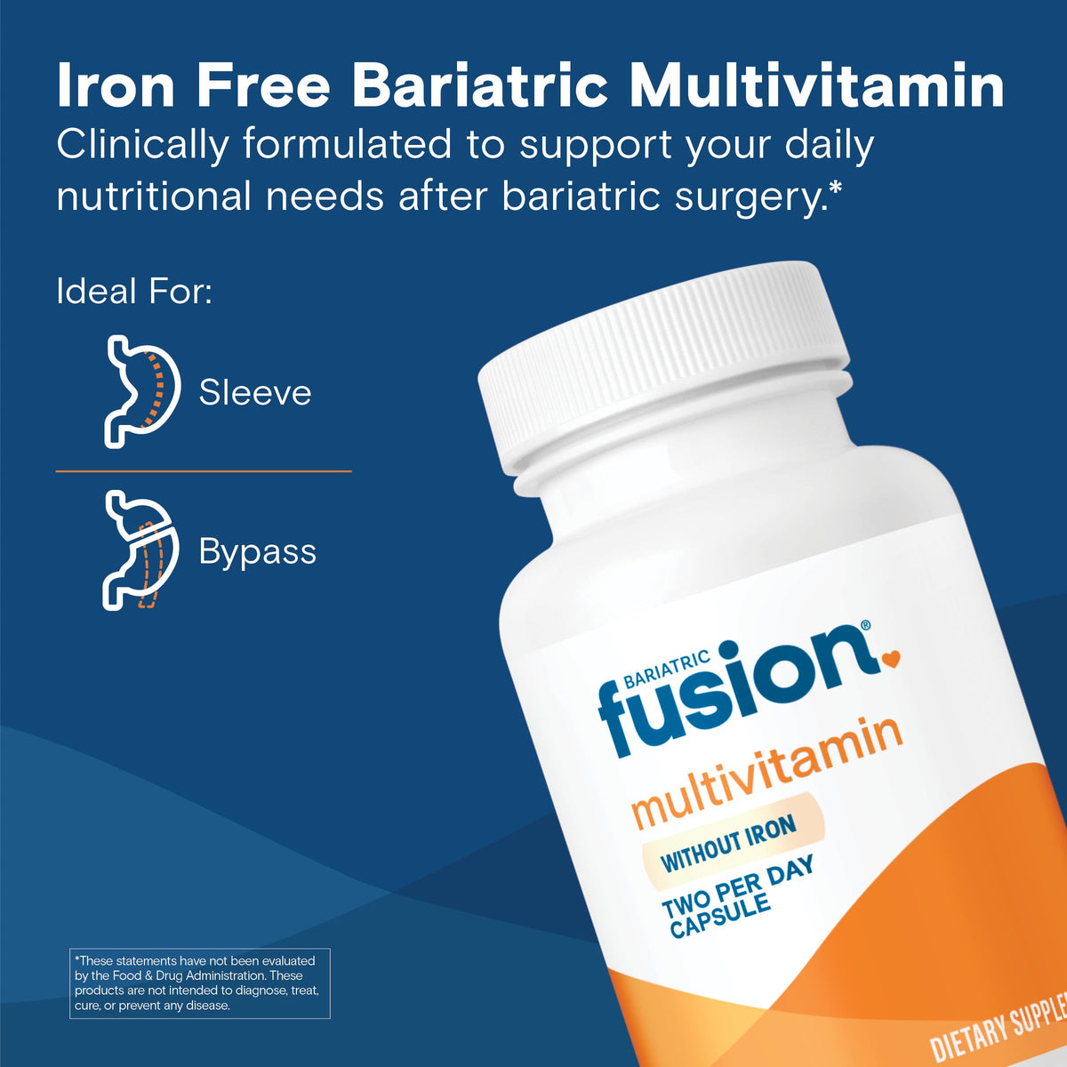 Bariatric Fusion multivitamin capsule close-up