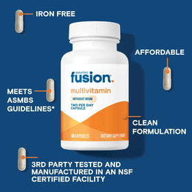 Bariatric Fusion vitamin bottle packaging
