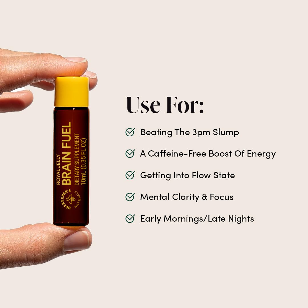 Beekeeper's Naturals Royal Jelly Brain Fuel ingredients list