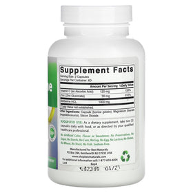 Best Naturals Berberine Plus 1000mg 120 Capsules side view
