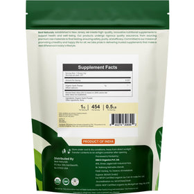 Best Naturals Organic Garlic Powder 227g container with scoop