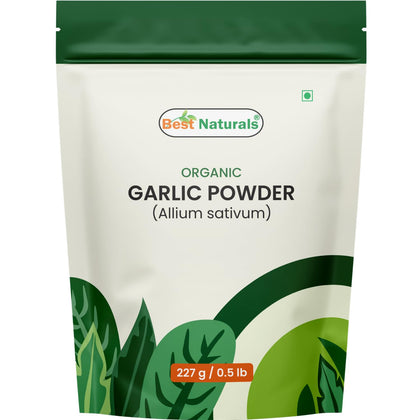 Best Naturals Organic Garlic Powder 227g front view