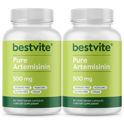 BESTVITE Artemisinin 500mg Vegetarian Capsules front view