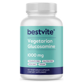 BESTVITE Vegetarian Glucosamine 1000mg 120 Veg Caps front view