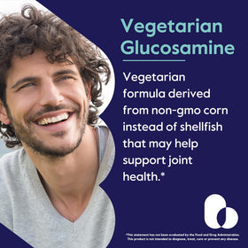 BESTVITE Vegetarian Glucosamine 1000mg capsule close-up