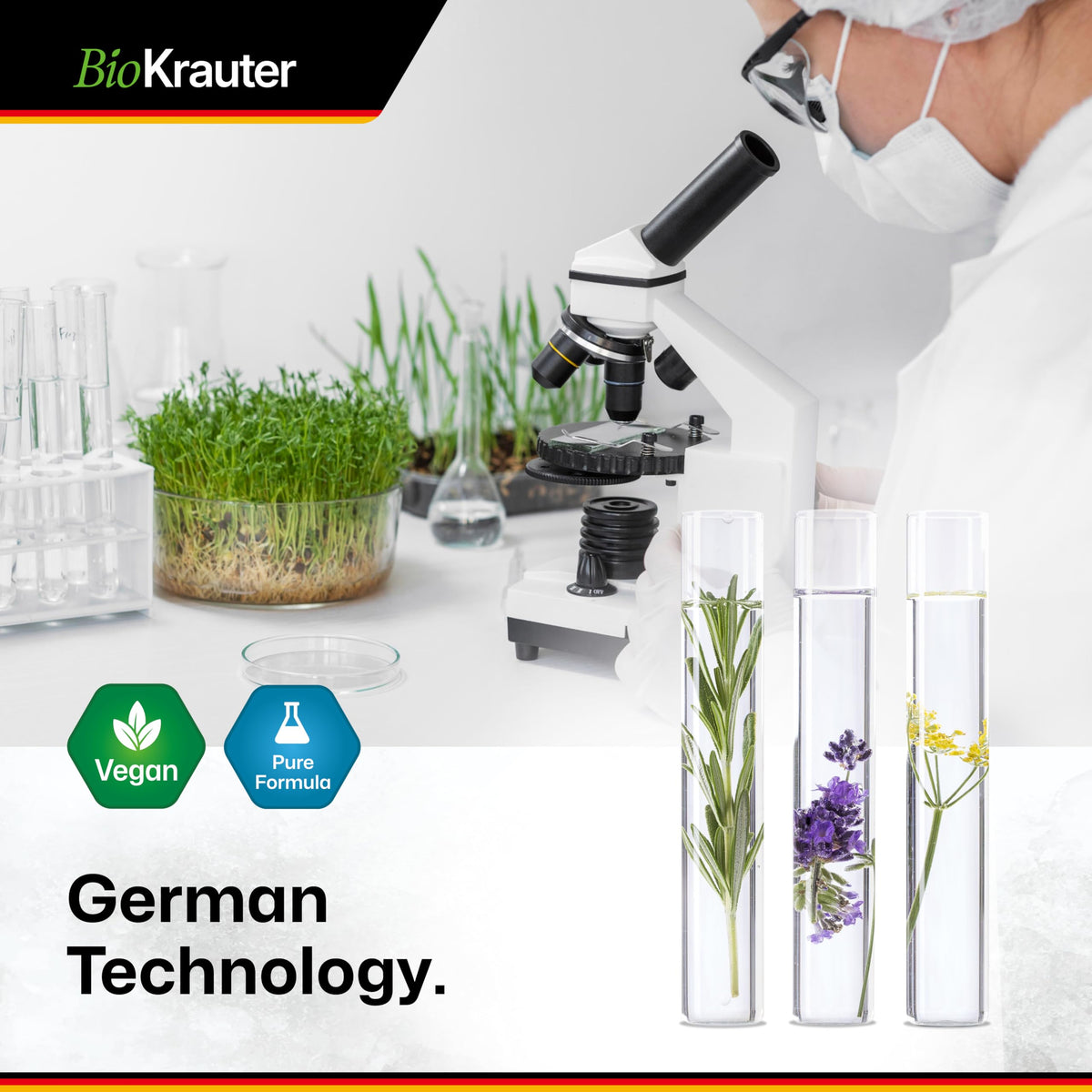 BIO KRAUTER 4-in-1 Brain Supplements close-up of capsules