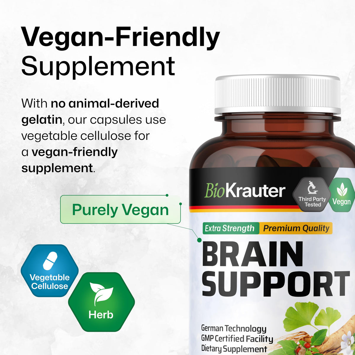 BIO KRAUTER 4-in-1 Brain Supplements in a lifestyle setting