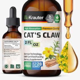BIO KRAUTER Cats Claw Tincture 2 Fl.Oz front view