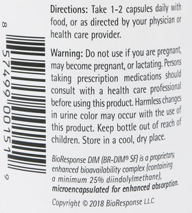 Bioresponse DIM 150 3 Pack packaging display
