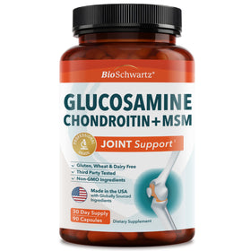 BioSchwartz Glucosamine Chondroitin MSM Supplement ingredients list
