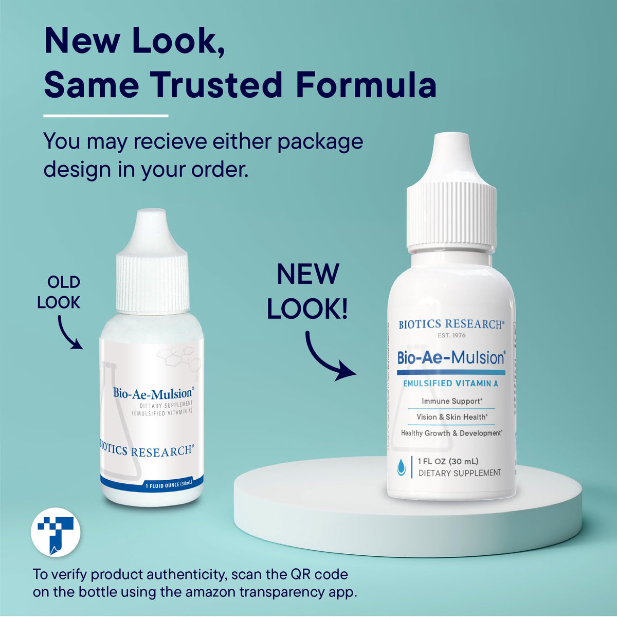 BIOTICS RESEARCH Bio Ae Mulsion packaging details