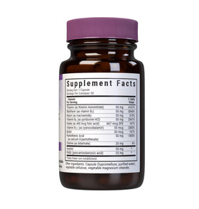 Bluebonnet B Complex 50 Vegetable Capsules side view