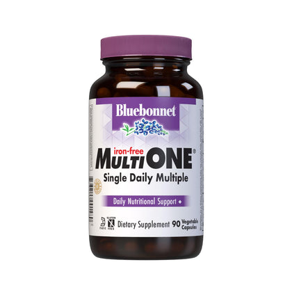 Bluebonnet Multi One Vegetable Capsules front view, 90 count