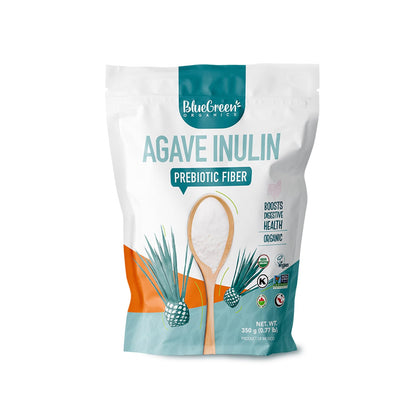BLUEGREEN Agave Inulin Fiber Powder front view packaging