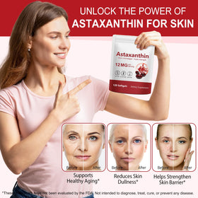 BOIUOITI Astaxanthin 12mg Softgels packaging