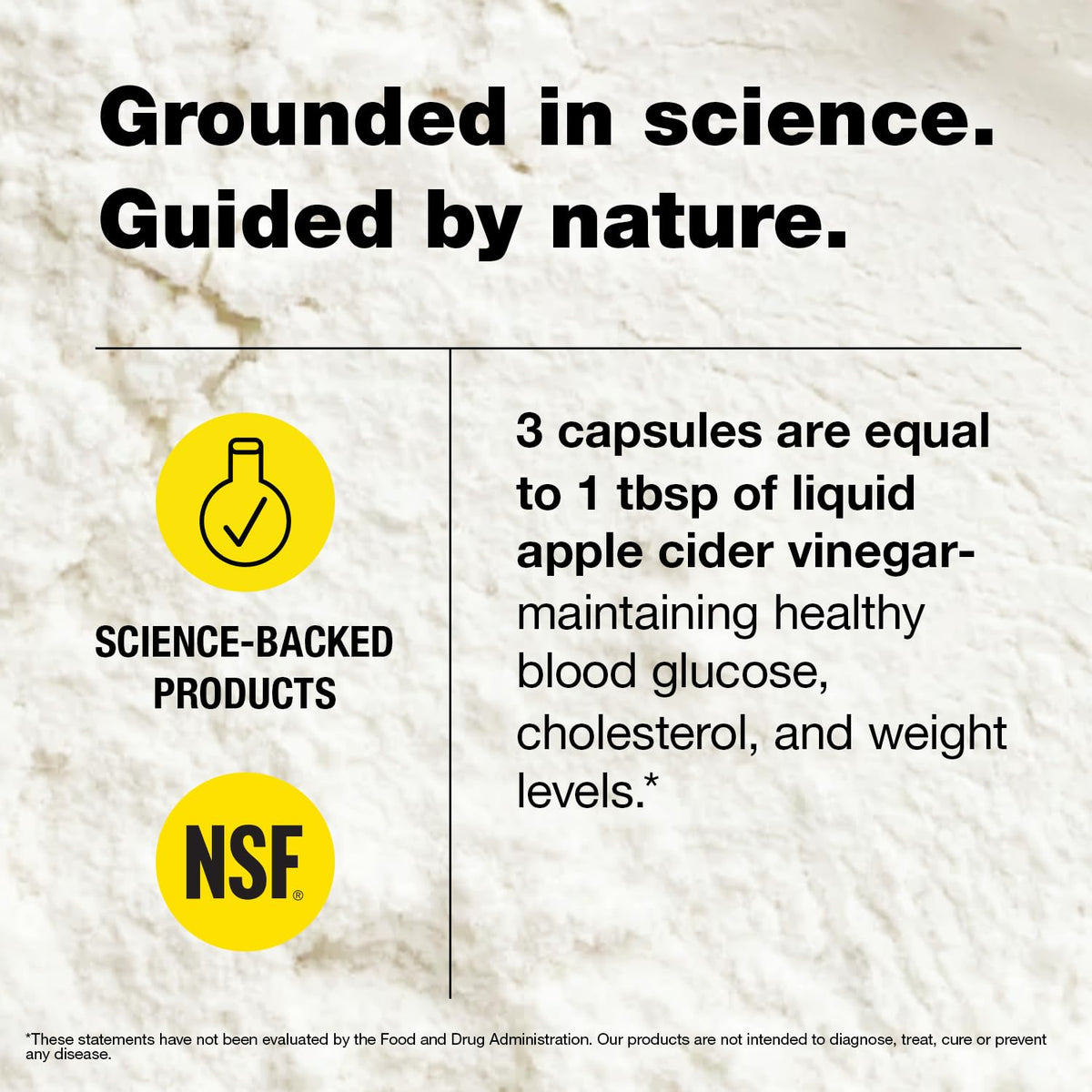 Bragg Renew Apple Cider Vinegar Capsules packaging showing nutritional information