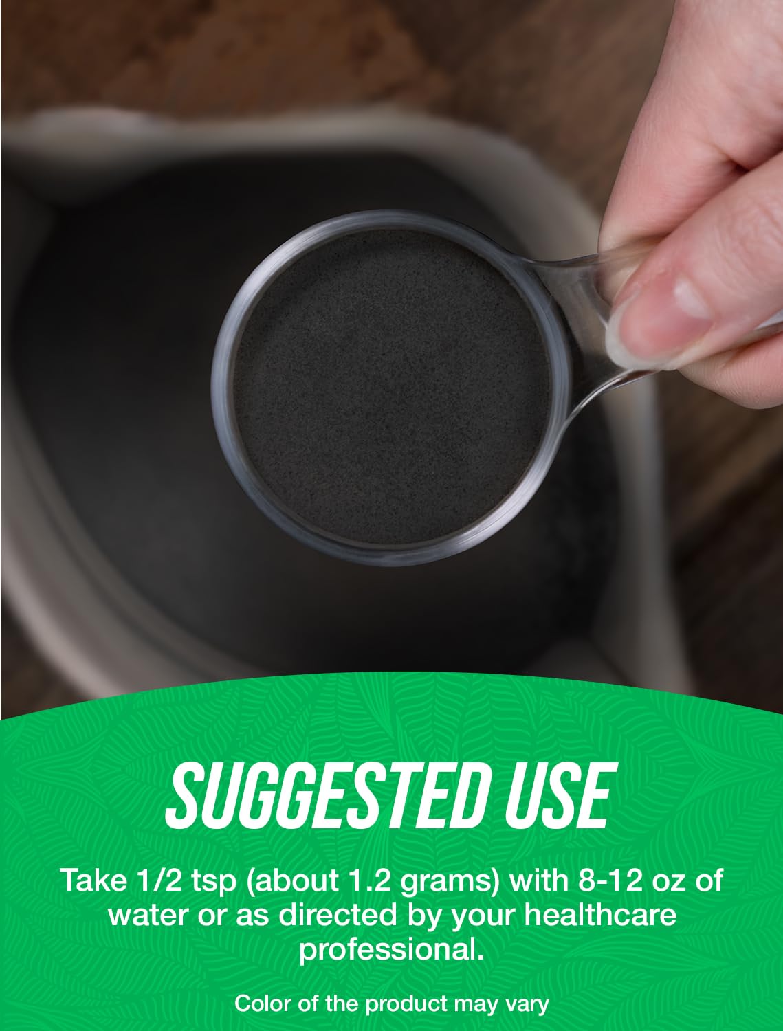 BulkSupplements Activated Charcoal Powder nutritional information