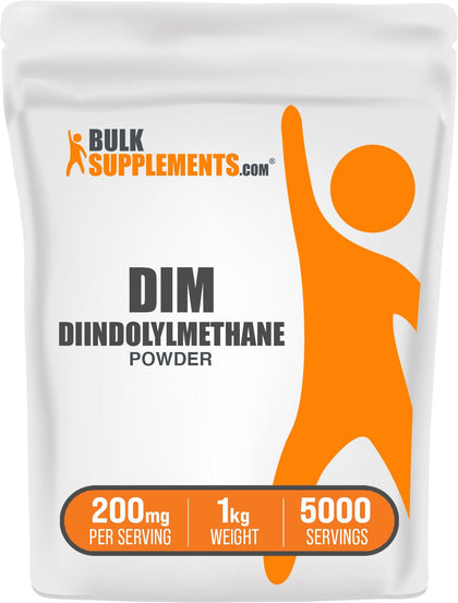 BulkSupplements DIM Powder 1kg package front view
