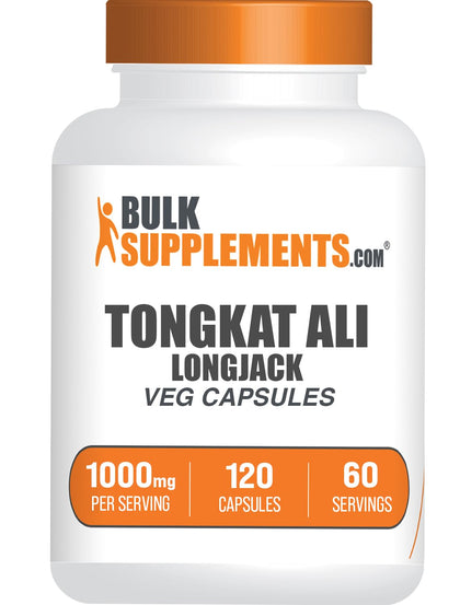 BulkSupplements Longjack Extract Capsules 120 Veg Capsules front view