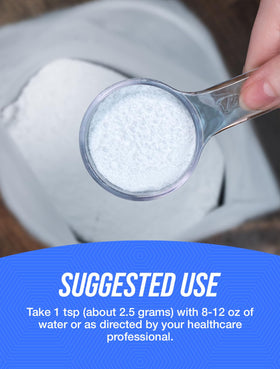 BulkSupplements Magnesium Malate Powder 100g in a smoothie