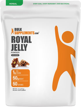 BulkSupplements Royal Jelly Powder 50g front view