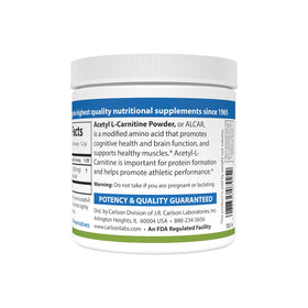 Carlson Acetyl L-Carnitine Powder 1 g side view