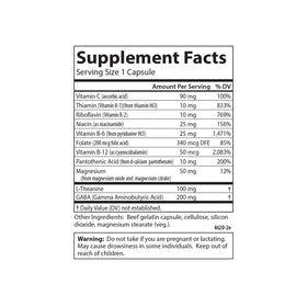 Carlson Totally Zen GABA L-Theanine 30 Capsules packaging