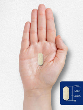 Carlyle Glucosamine Chondroitin MSM Turmeric bottle with a measuring spoon