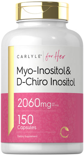 Carlyle Myo-Inositol & D-Chiro Inositol Supplement front view