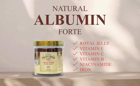 CGMLABS Natural Albumin Forte Deer Horn Royal Jelly 200 softgels packaging