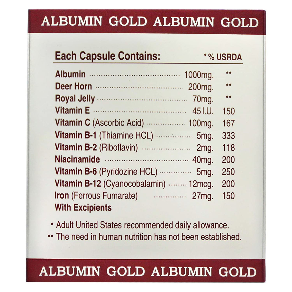 CGMLABS Natural Albumin Forte Deer Horn Royal Jelly softgel opened bottle