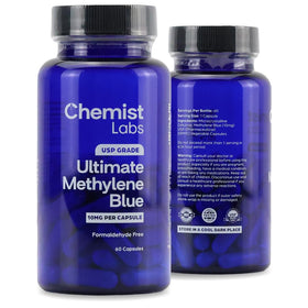 Chemist Labs Methylene Blue Capsules front view with packaging