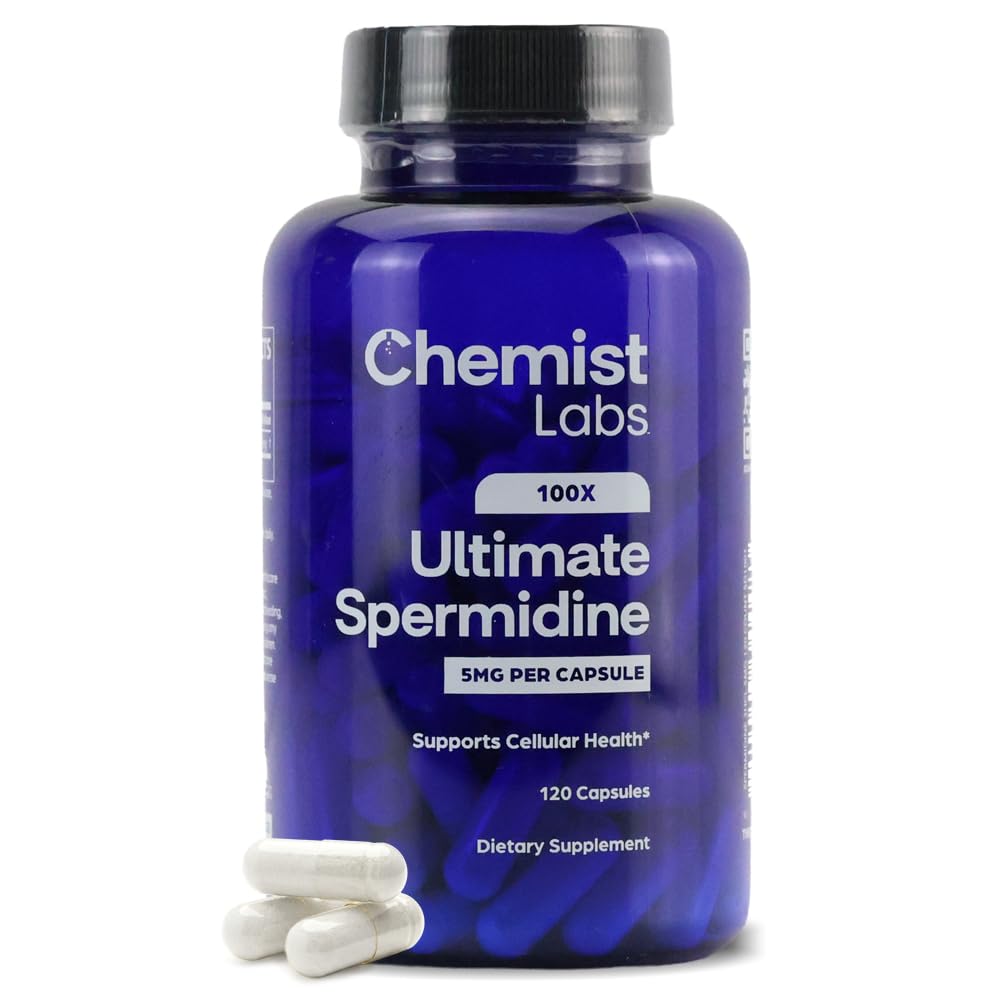 Chemist Labs Spermidine Supplements 100x Formula bottle front view