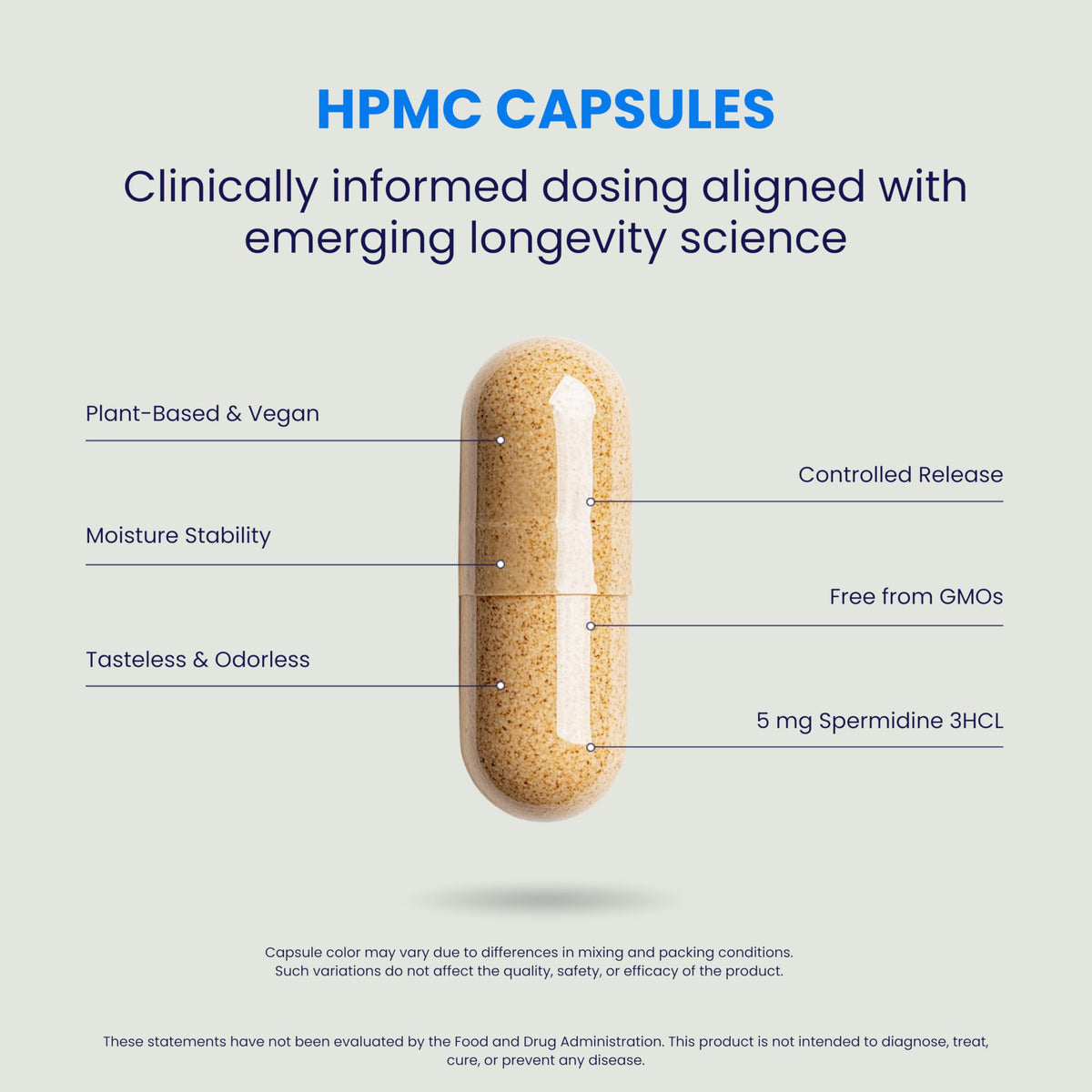 Chemist Labs Spermidine Supplements label close-up
