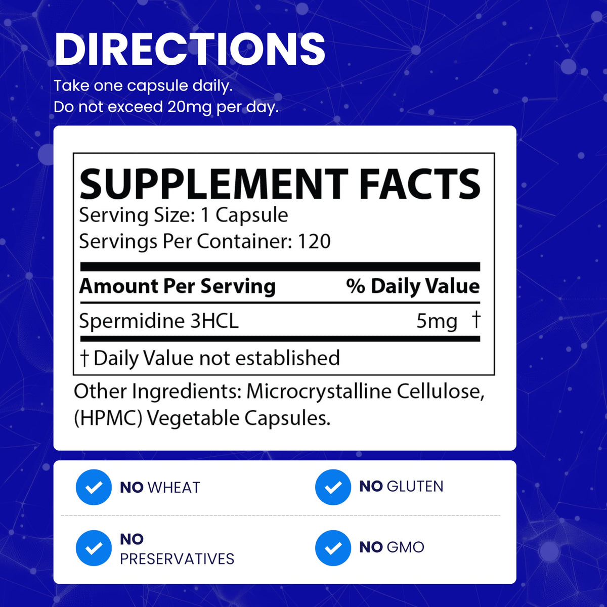 Chemist Labs Spermidine Supplements with a measuring spoon