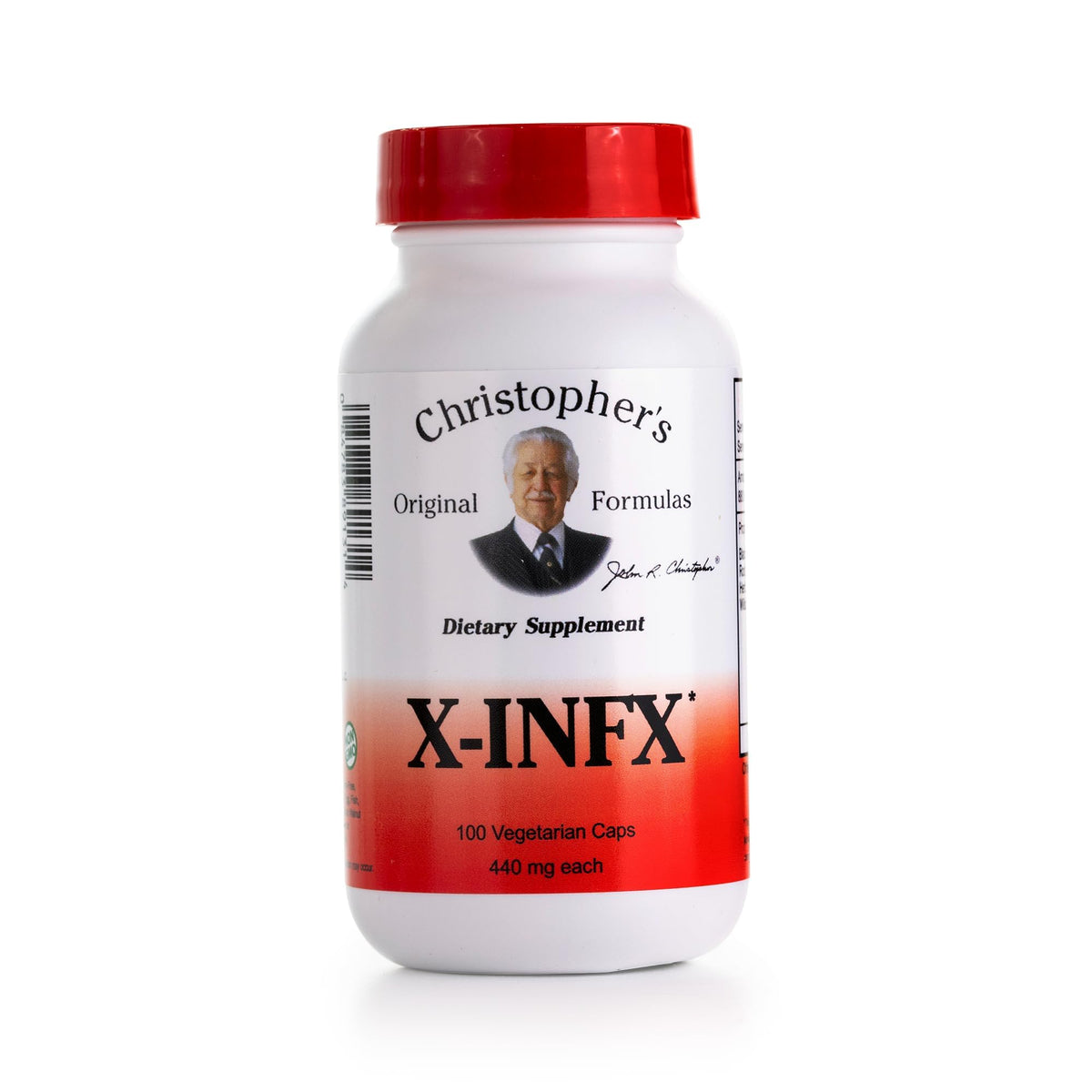 Christopher's Original Formulas X-INFX Formula 100 capsules front view