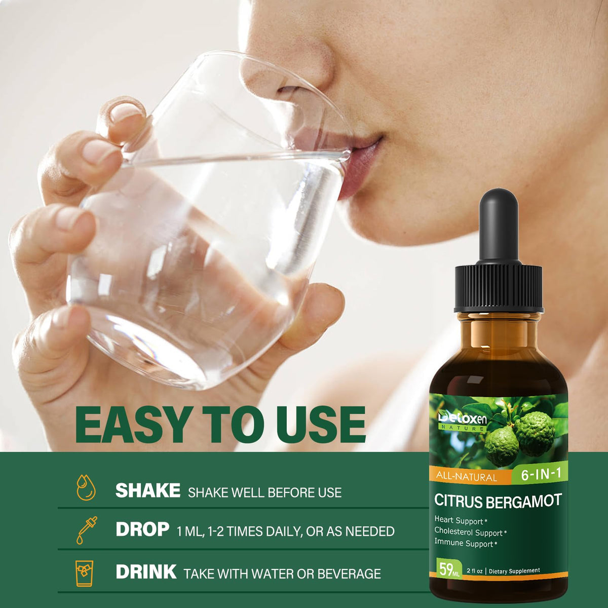 Citrus Bergamot Extract with fresh bergamot fruit