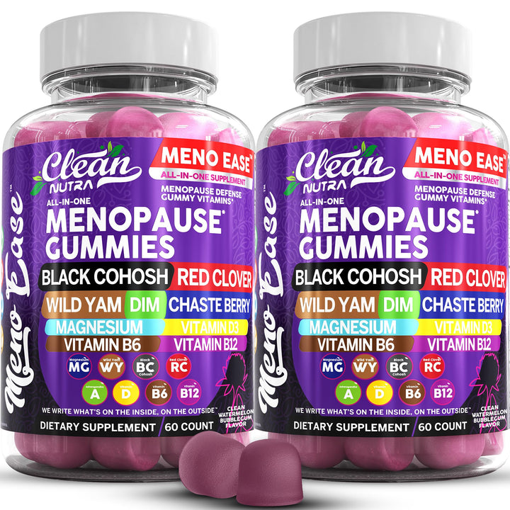 Clean Nutraceuticals Menopause Supplement Gummies front view