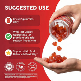 Clean Nutraceuticals Tart Cherry Gummies in hand