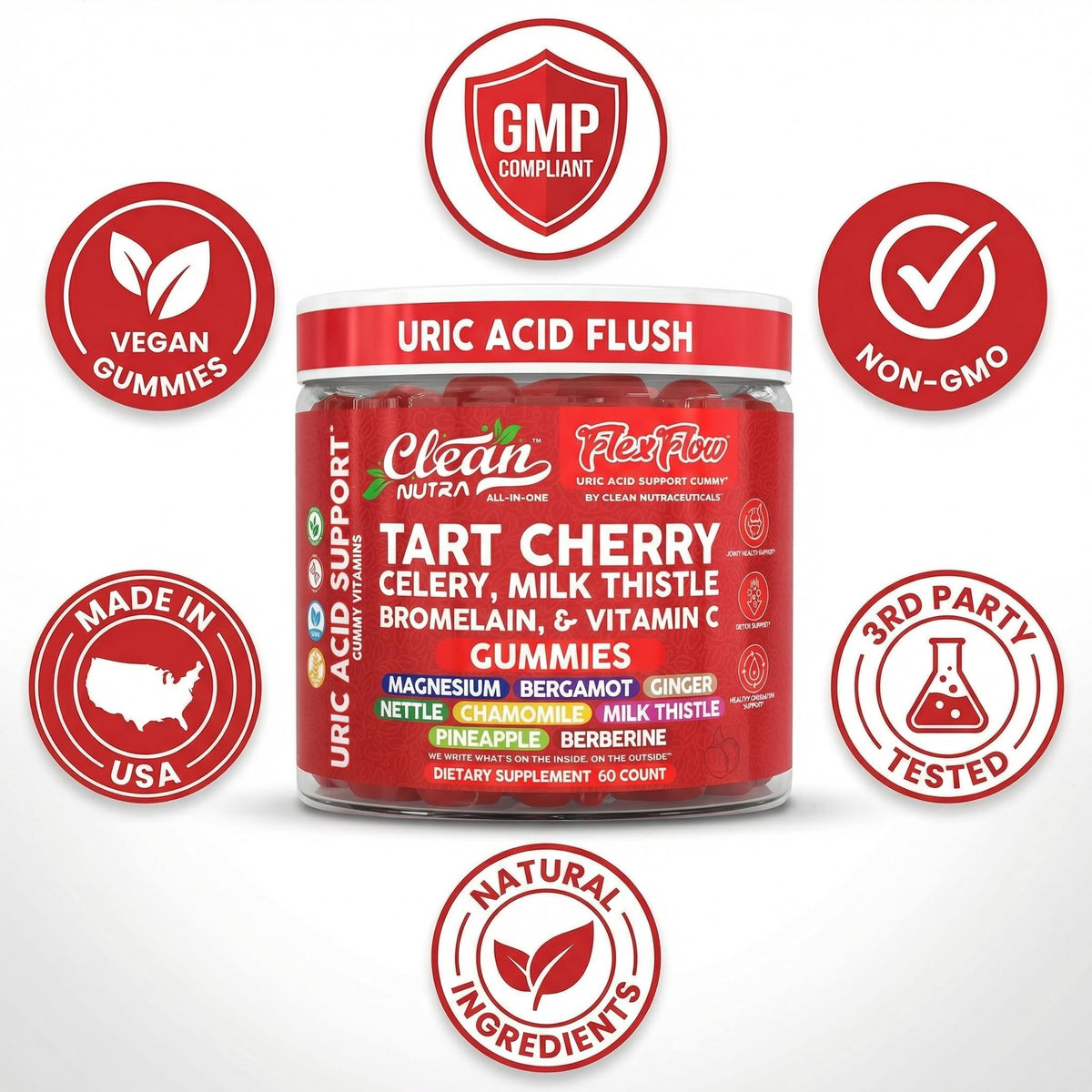 Clean Nutraceuticals Tart Cherry Gummies lifestyle scene