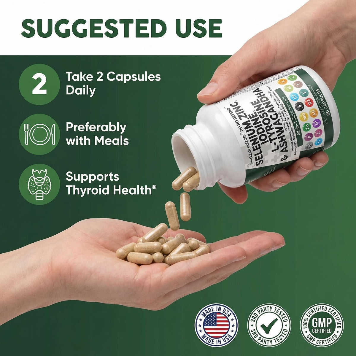 Clean Nutraceuticals ThyroDefend supplement label close-up