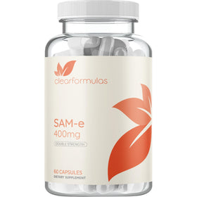 Clear Formulas Bioactive SAM-e 400mg supplement bottle front view