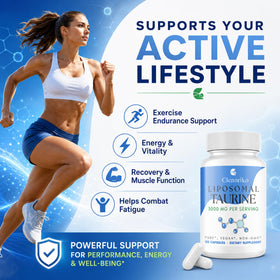 Clenoriko Liposomal Taurine Supplement 3000mg side view
