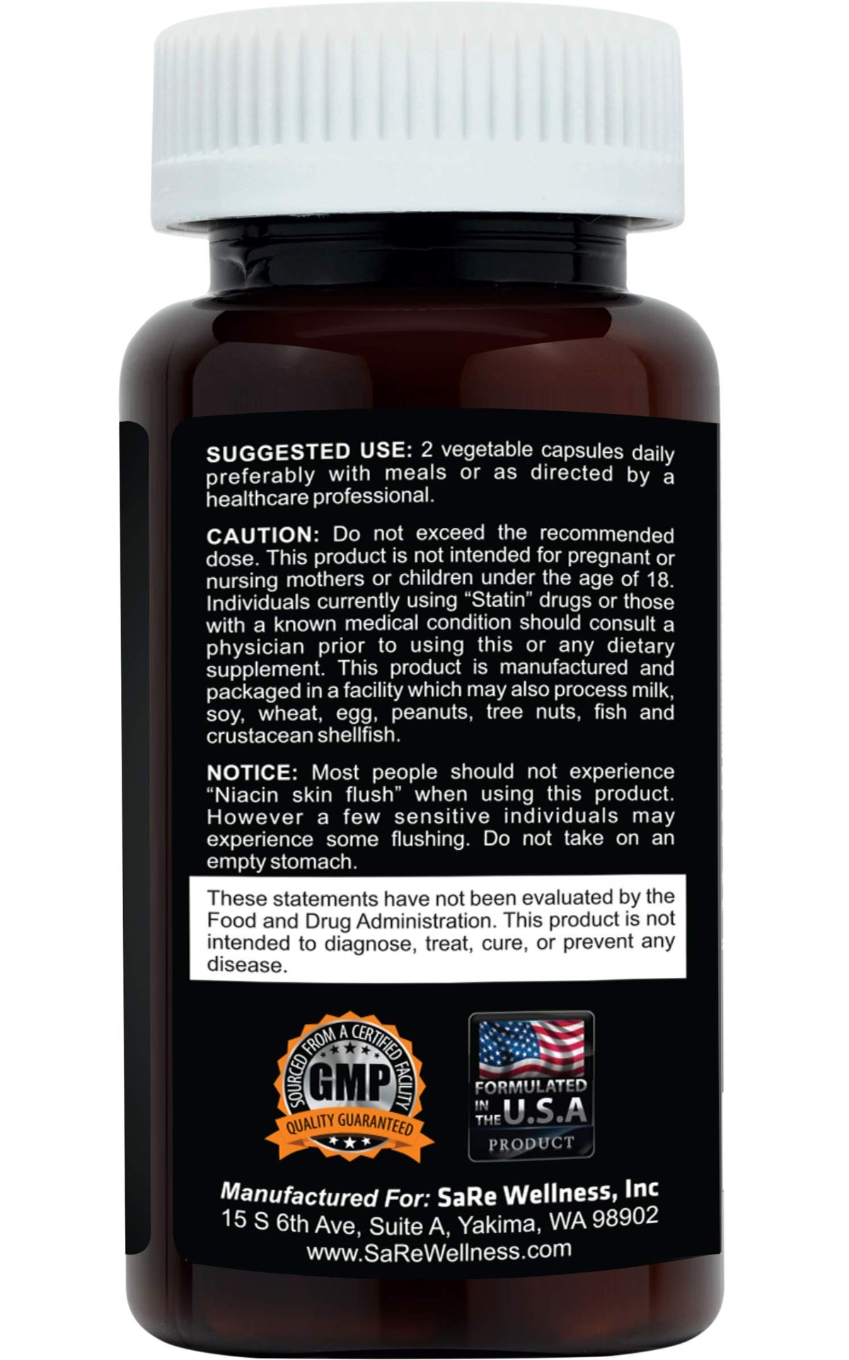 Clinical Daily Cholesterol Care Supplement bottle top view