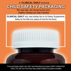 Clinical Daily Cholesterol Care Supplement displayed with herbal ingredients