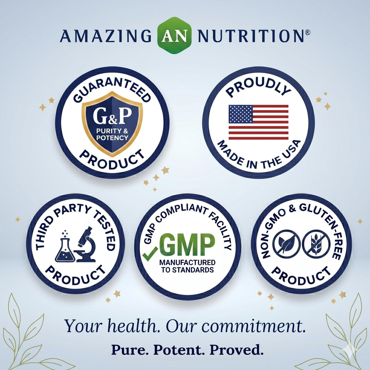 Close-up of Amazing Nutrition Alpha Lipoic Acid 600 Mg capsules
