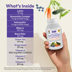 Close-up of ANDREW LESSMAN Ultimate Eye Support softgels