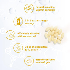 Close-up of ESUNM Oregano Softgels capsules