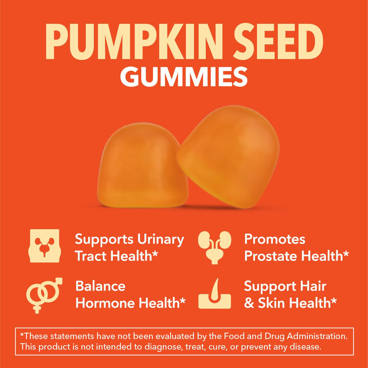 Close-up of HAVASU NUTRITION Pumpkin Seed Oil Gummies