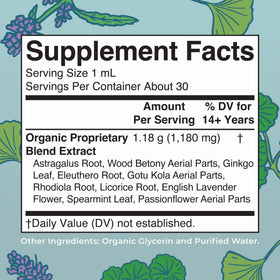 Close-up of MARYRUTH'S Nootropic Focus Supplement liquid drops